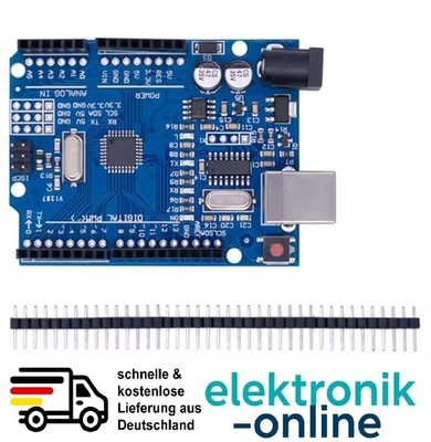 UNO R3 kompatibel zu Arduino Uno Entwicklung Board ATMEGA328PB + Steckverbinder