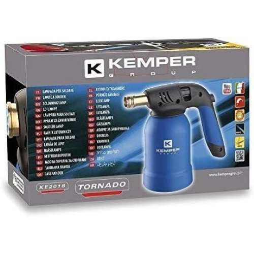 Lampada Per Saldare a Gas KEMPER TORNADO KE2019 con accensione piezo elettrica - Imagen 2 de 4
