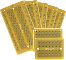 Solderable Breadboard PCB Board Gold Plated 3.5x2.05 DIY Electro Color: Yellow