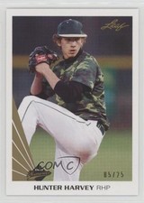2013 Leaf Memories Gold 5/25 Hunter Harvey #B-HH1 y0i