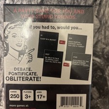 If You Had To Party Game For Adults New Sealed