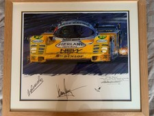 Nicholas Watts Newman Porsche 956 Le Mans 1984 signed Pescarolo Ludig Joest