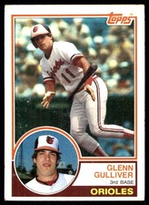 Glenn Gulliver 1983 Topps #293 Orioles MLB READ FREE SHIPPING AutographDen