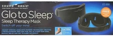 NEW Sound Oasis Deluxe Glo to Sleep Natural Sleep Therapy Eye Mask, Deep Sleep