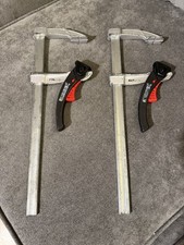 X2 Bessey KliKlamp Quick Release Ratchet Clamps x2 400mm 1 pair carpenter metal
