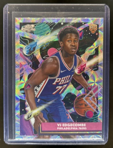 2025-26 Topps Cosmic Chrome VJ Edgecombe RC Nucleus Refractor Rookie #35 76ers