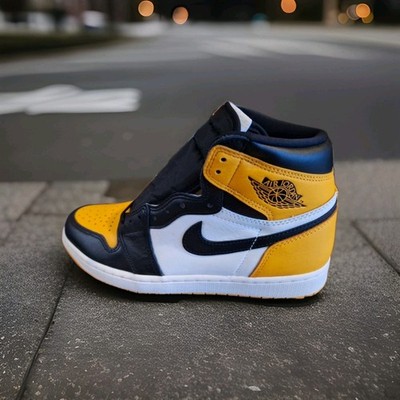 Nike Jordan 1 TAXI Retro High OG Yellow Toe EU 43 US 9.5