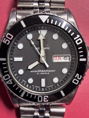 Seiko  Automatic Diver Watch TS26-0040-21 Jewels-10Bar