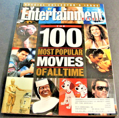 Entertainment Weekly- The 100 most popular Movies - April 29, 1994, Magazine.