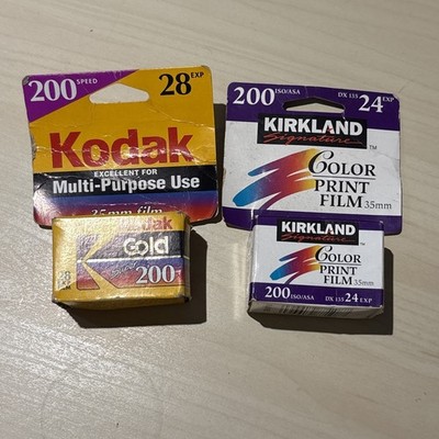 2 Rolls Film Kodak Gold Super 200 (expired 9/96) Kirkland 200 ISO (expired 5/98)