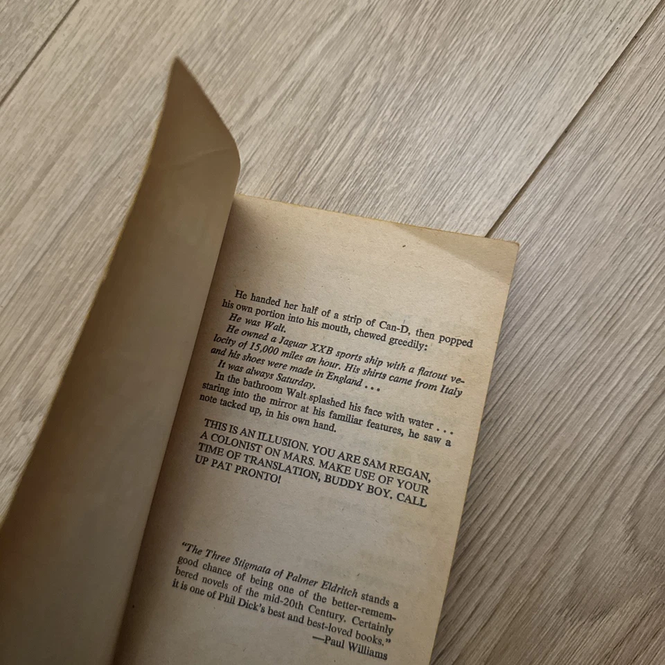 Philip K Dick / The Three Stigmata of Palmer Eldritch 1st DAW printing 1983 - Image 4 of 4