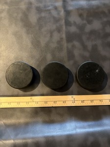 Official Rubena Ice Hockey Puck Czech Republic Plus Slovenia & Unbranded Lot 3