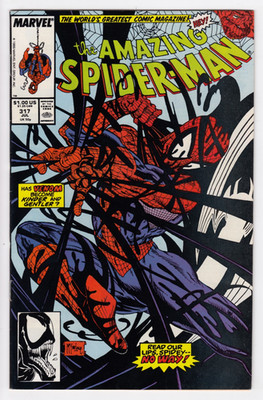 Marvel  THE AMAZING SPIDER-MAN #317  Todd McFarlane 1992  Iconic VENOM Cover