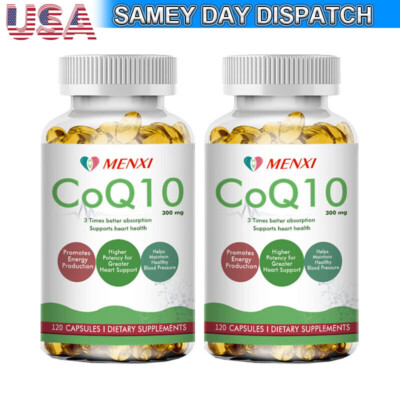 Coenzyme Q-10 Antioxidant, Heart Health Support, Increase Energy & Stamina 240Pc