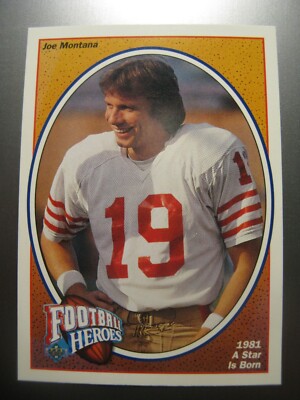 1991 Upper Deck Football Heroes Joe Montana #2