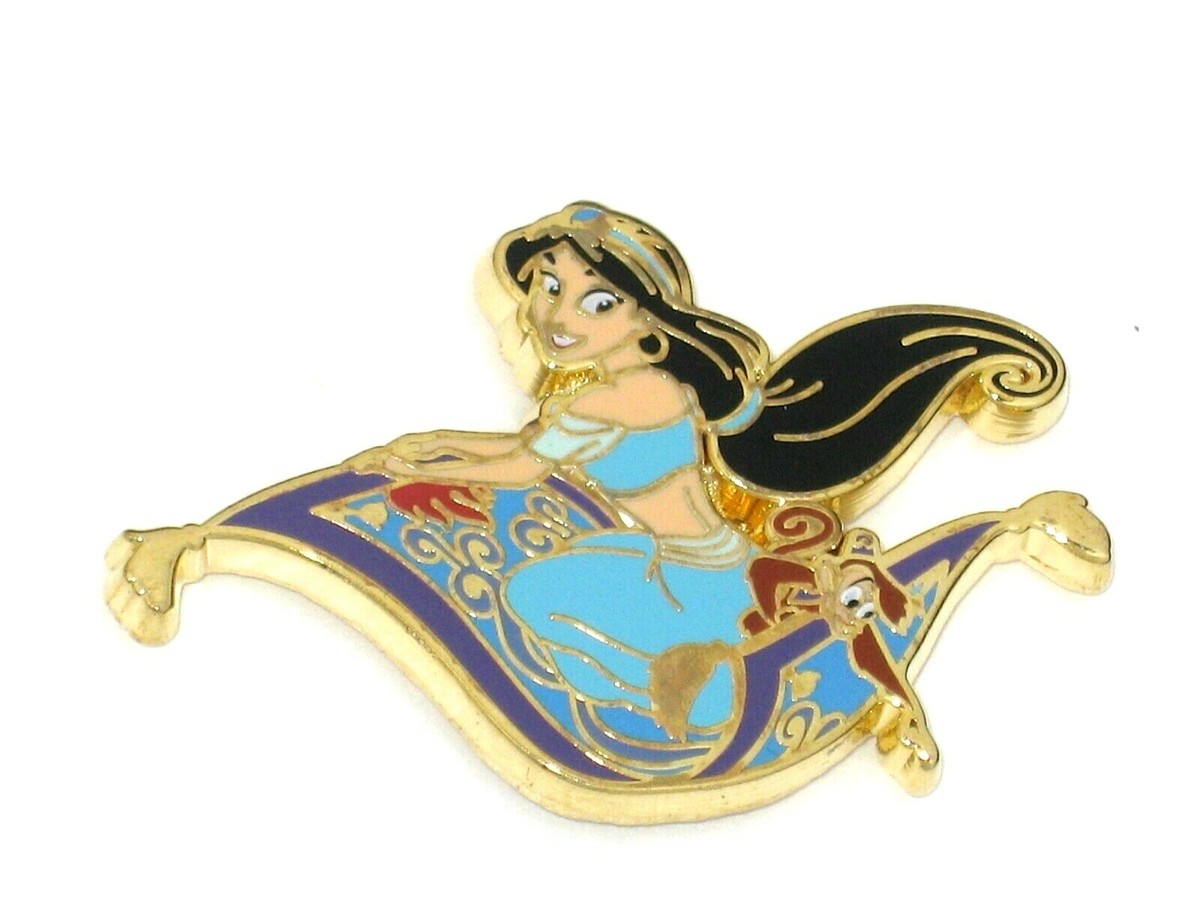 LE 200 Disney Pin ✿ Aladdin Princess Jasmine & Abu Monkey Magic
