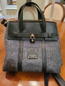henri bendel canvas backpack