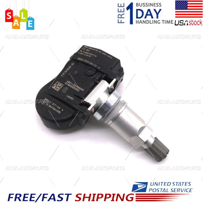 4x Sensor de presión de neumáticos TPMS BHA4-37-140A para Mazda CX-5 CX-9 MX-5 2018 2019 Foto 3 de 4