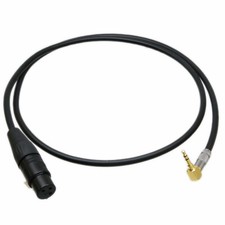 DIY Balanced Leads Canare L-2T2S 3.5mm RA 1/8" stereo TRS to XLR-F 3P Audio MIC