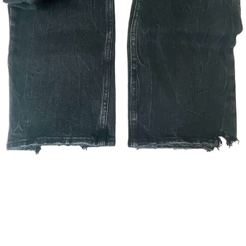 Abercrombie & Fitch Ultra High Rise Straight Jeans Damen 28 6R Distressed Schwarz - Bild 13 von 13