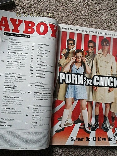 LOT OF 4-PLAYBOY MAGAZINES-JUNE 2002 / OCT. 2002 / NOV. 2002 / DEC. 2002 - Picture 7 of 10