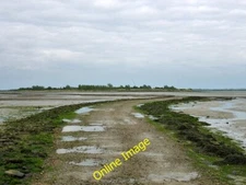 Photo 6x4 Tidal causeway to Osea Island The causeway takes a rather sinuo c2013
