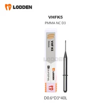 VHF K5 Tungsten Carbide Rotate Head PMMA Milling Burs CAD/CAM For Resin 4 Sizes