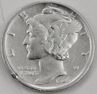 Photo of a 1926-D Mercury Dime from an eBay sale