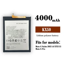 KX50 4000mAh Battery For Motorola Moto G Stylus G Pro ( XT2043/ XT2043-4/XT2115)