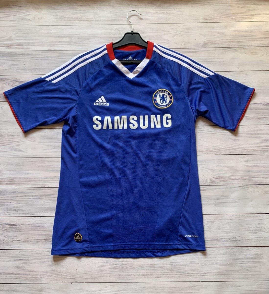 トップス MADISON BLUE CHELSEA SHIRT E241026-6 Chelsea 2010 2011 Home football shirt jersey Adidas size S
