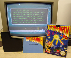 To The Earth Nintendo 8 Bit NES Pal Italian Version 1989 Boxed & Tested