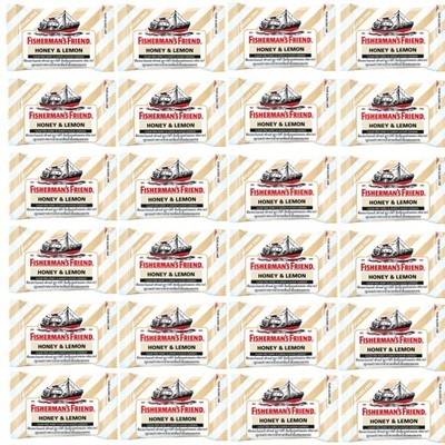 24X Fisherman s Friend Sugar Free Honey Lemon Flavor Lozenges Cough Suppressant