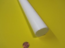 Teflon PTFE Virgin White Rod 1 3/4" (1.75) Diameter x 48" Long, 1 Unit, Extruded