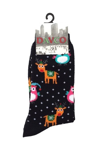 1 Paire De Chaussettes Novélité Football Homme Davco Taille 10-13 - Multicolore - NWT