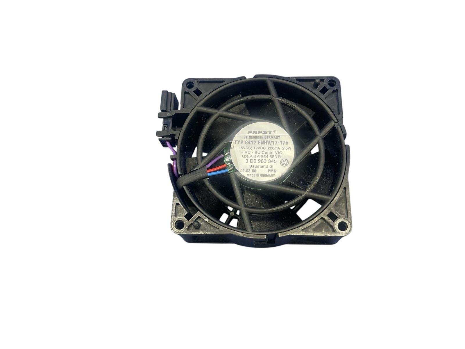 2006-2012 BENTLEY CONTINENTAL FLYING SPUR FRONT SEAT BLOWER MOTOR FAN SET OF 3
