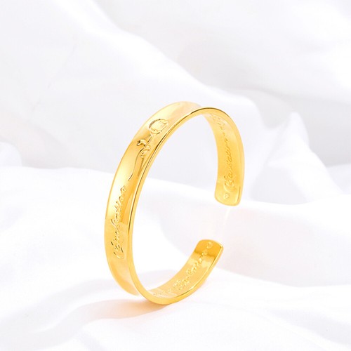Plain Cuff Bangle Adjustable Bracelets for Women Gold Bangles eBay