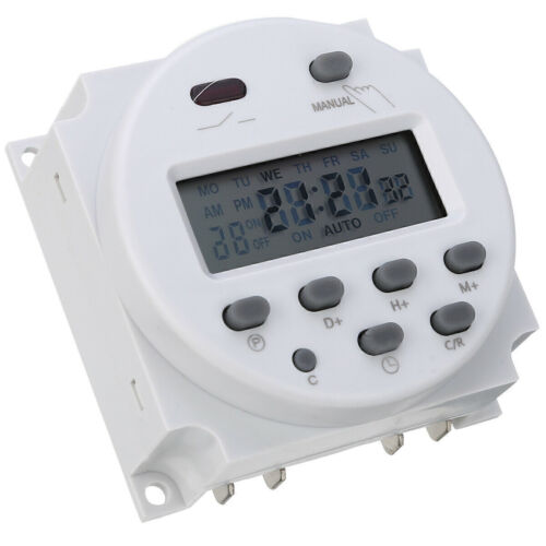 Digitale LCD Zeitschaltuhr DC/AC 12V 16A Timer Programmierbar Schalter Zeit Gut~ - Bild 17 von 20