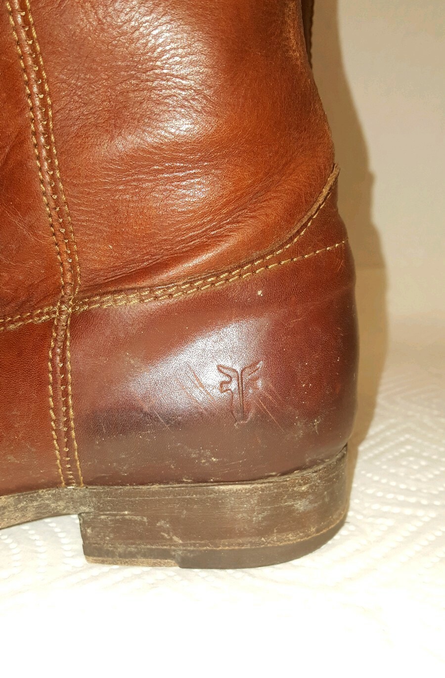 FRYE 77167 Women's Women's Women's Size 7.5 Melissa Button Brown Leather Tall Knee Riding Boot 3d14bc FRYE 77167 Women's Women's Women's Size 7.5 Melissa Button Brown Leather Tall Knee Riding Boot 3d14bc