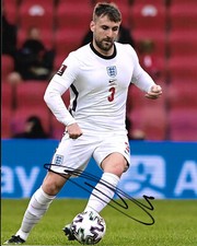 England Luke Shaw Autographed Signed 8x10 Photo COA #5