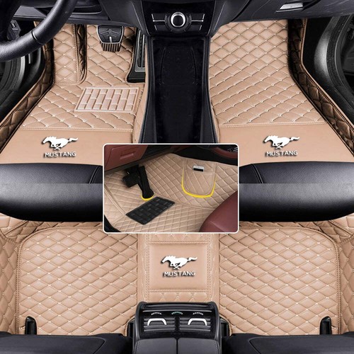 For Ford Mustang 1994-2023 Car Floor Mats Carpets Waterproof Anti-Slip Auto Pad - Picture 3 of 32