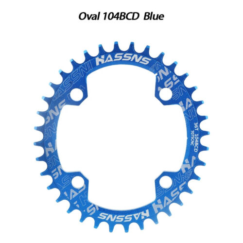 104BCD Lightweight Mountain Bike Oval Chainring 8-12 Speed 30-42T Round Sprocket - Picture 31 of 33