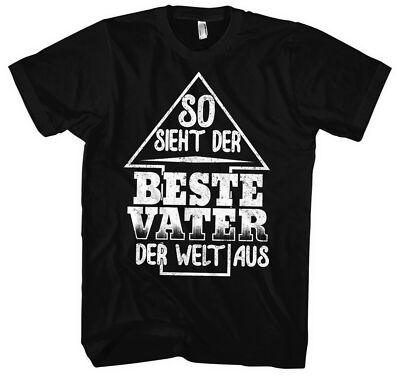 Bester Vater Männer Herren T-Shirt | Männertag Vatertag Papa Familie Eltern Dad 