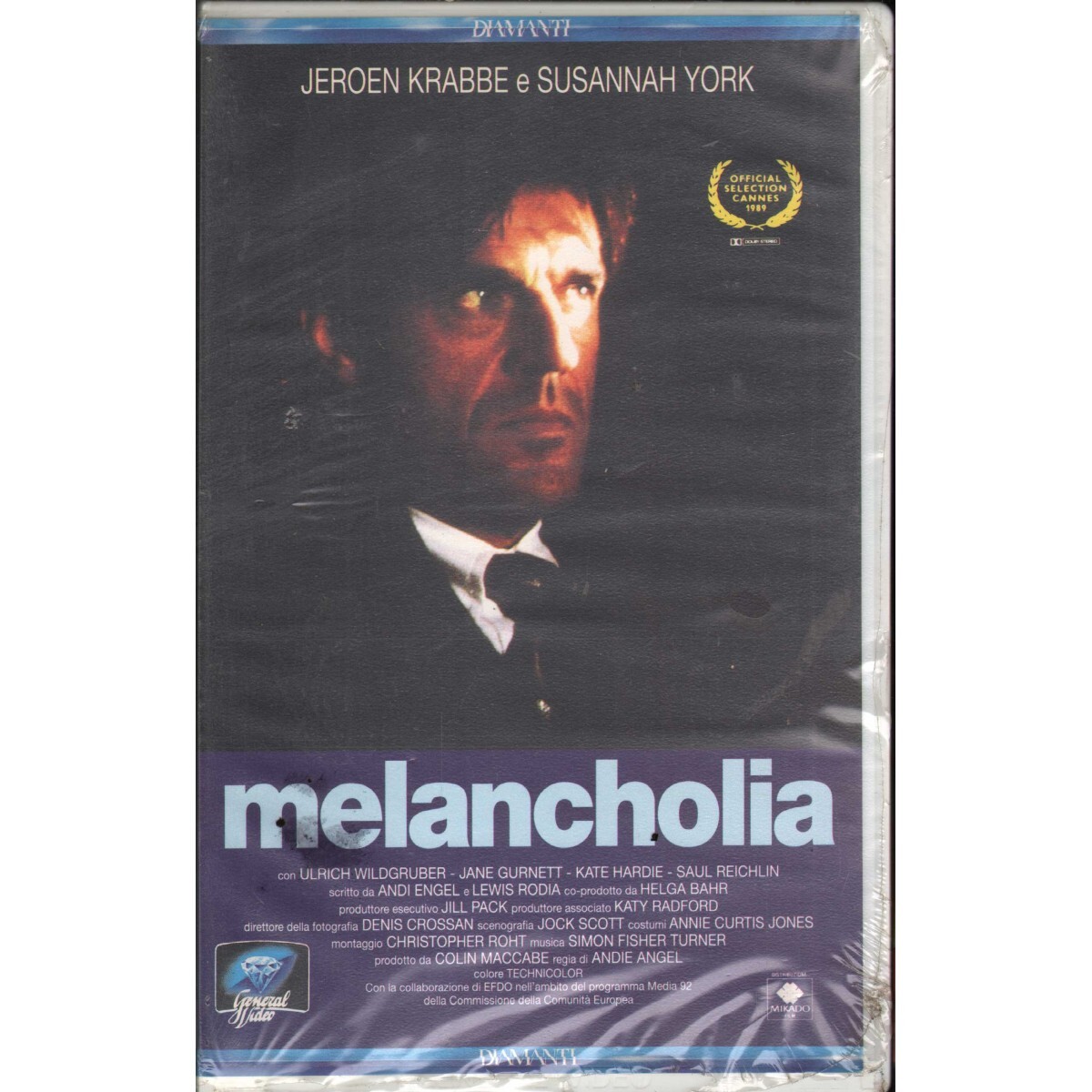 Melancholia VHS Andie Angel Univideo - 29Z2120 Sealed