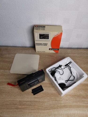 Lecteur de cassette vintage modèle Matsui Ph 6000 boîte fonctionne - Photo 1 sur 5