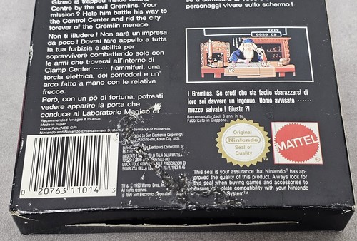 Gremlins 2 the New Batch ITA Nintendo Nes Pal A - Picture 16 of 17