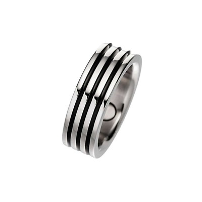 Magnetix-Wellness Ring ''Black Stripe Pure'' Art. 1305