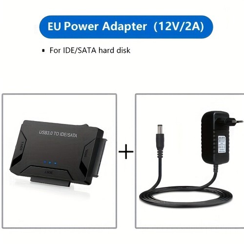 USB 3.0 auf SATA IDE HDD Adapter 3.5/2.5 HDD SSD Docking 3 in 1 USB - Bild 4 von 13