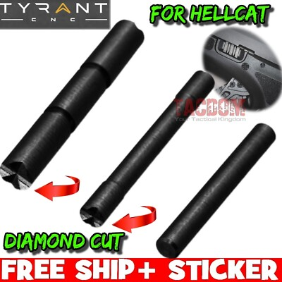 #ad #ad Tyrant Designs BLACK Enhanced DIAMOND CUT PINS for Springfield Hellcat amp; Pro $24.95