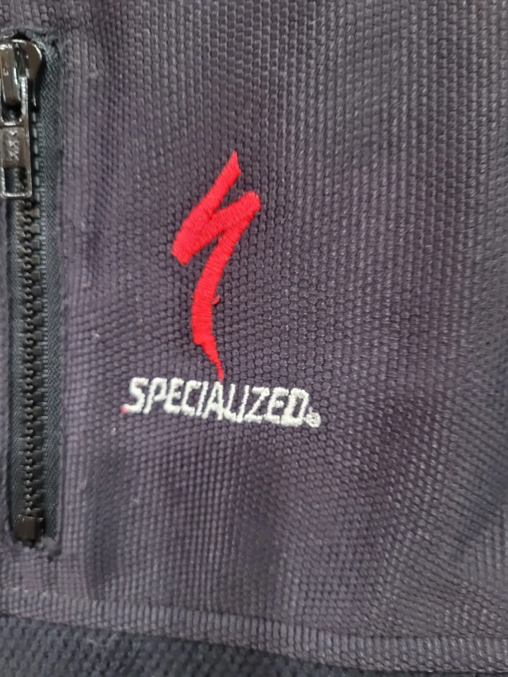 Specialized Half Zip Vest Medium Mens Red Cycling Bycicles - Image 3 of 4