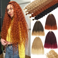 Afro Curly Braiding Hair Extensions Water Wave Crochet Braids Spring Twist Braid